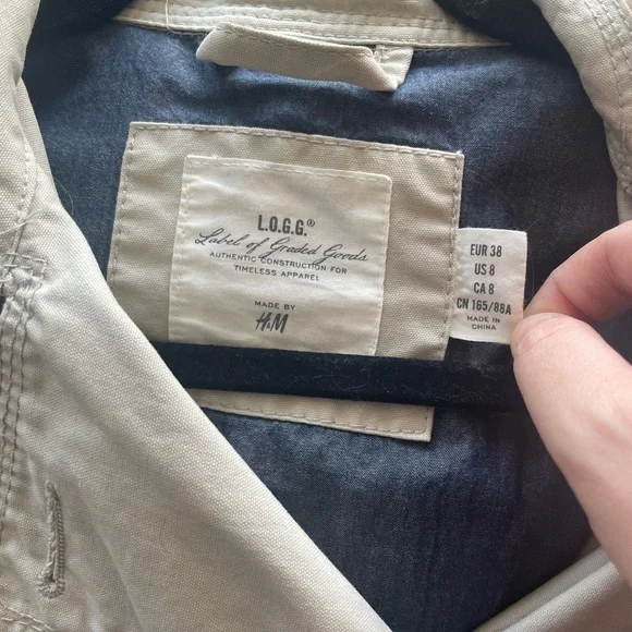H&M beige jacket - Picture 3 of 5
